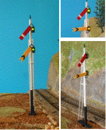 Hand Made Accessories HMA2185 HO Scale - Lower Quadrant Double Arm Home Signal British