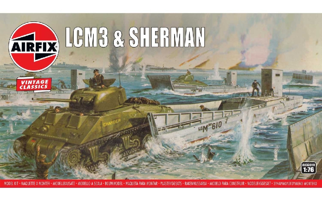 Airfix A03301V SHERMAN AND TANK LANDER