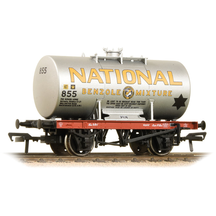 Branchline 38-778 14T Class A Anchor-Mounted Tank Wagon 'National Benzole' Silver