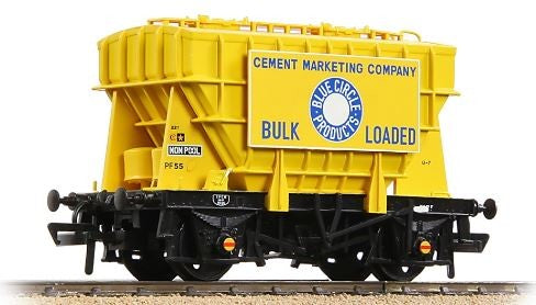 Branchline 38-273 BR 22T 'Presflo' Cement Wagon 'Blue Circle Cement' Yellow