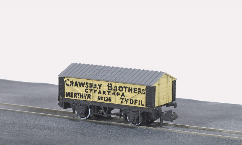 Peco NR-P112 Crawshay Lime Wagon with Roof