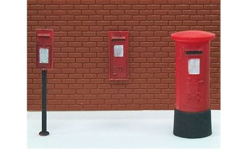 MODEL SCENE 5044 Post Boxes (6pcs) — Branchline Hobby Shop
