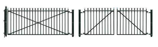 Peco LK-742 O Scale GWR Ramp Spear Fencing and Gates