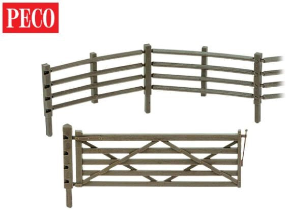 Peco LK-743 O Scale Flexible Fencing and gates