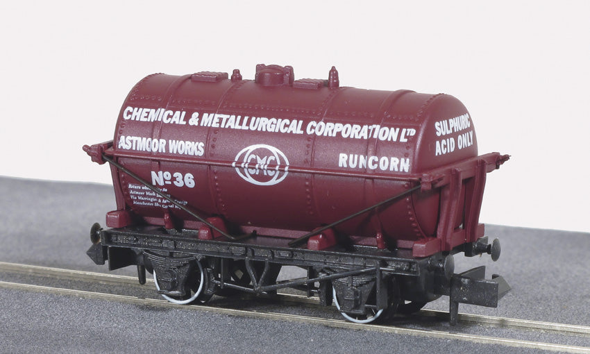 Peco NR-P173 CMC Sulphuric Acid Tank Wagon