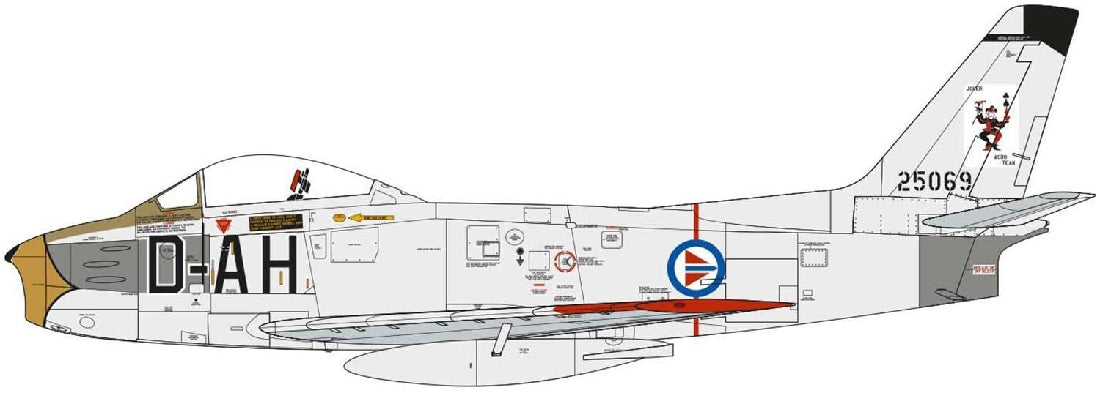 AIRFIX 08110 NORTH AMERICAN F-86F-40 SABRE