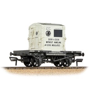 Branchline 37-975B Conflat Wagon GWR Grey With 'GWR' AF Container