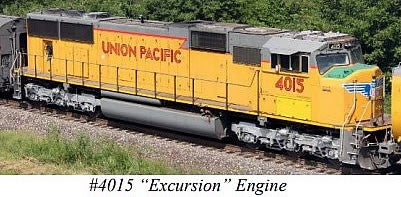 Kato 176-4015 EMD SD70M Flat Radiator Union Pacific #4015 Excursion Diesel Locomotive