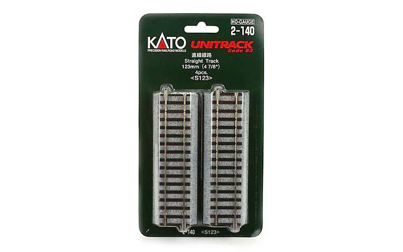 Kato 2-140 123mm Straight Track (HO)