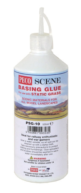 Peco PSG-10 Static Grass Basing Glue (500ml)