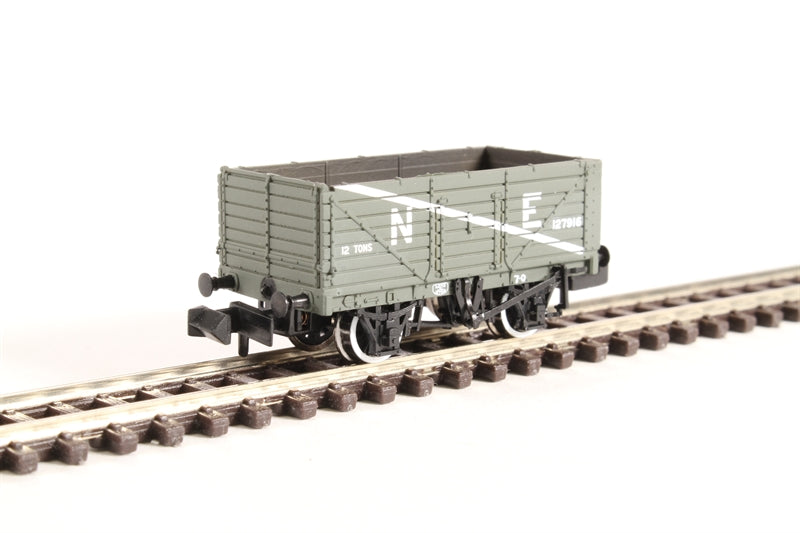 Graham Farish 377-090 7 Plank Wagon NE Grey