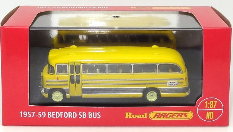 Cooee Classics 87BEYE 1:87 Aussie 1958 Bedford school bus - in display case