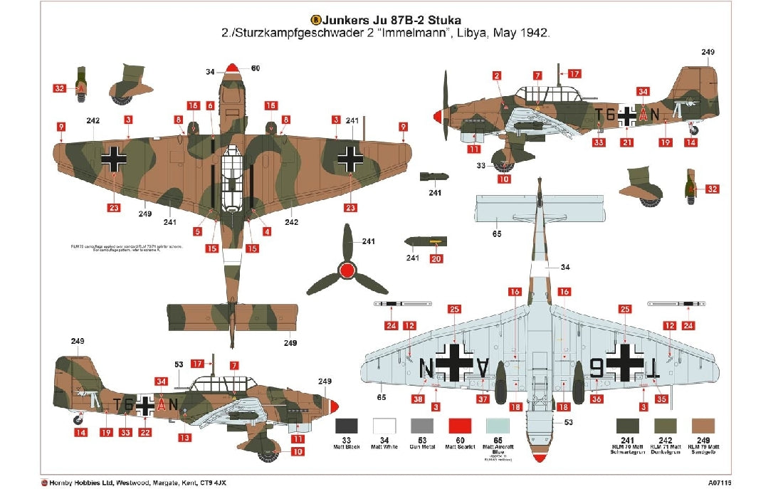Airfix A07115 JU87B