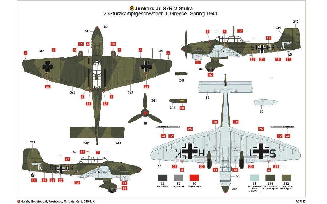 Airfix A07115 JU87B