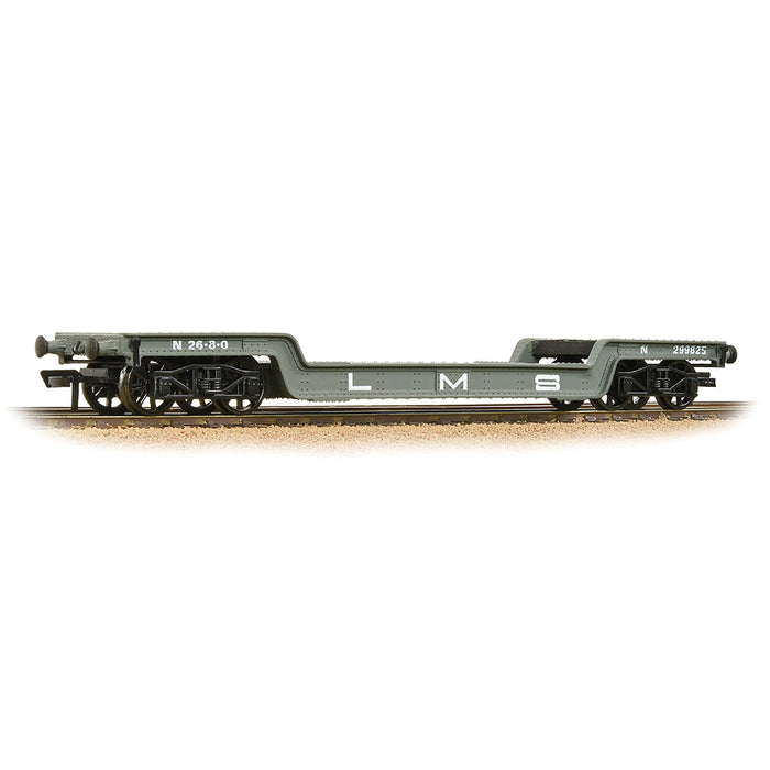 Branchline 33-878A 45T Bogie Well Wagon LMS Grey