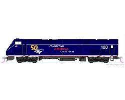Kato 37-6113 HO GE P42 'Genesis' 50th Anniversary Midnight Blue #100 Diesel Locomotive