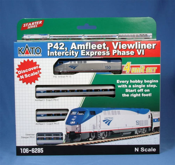 Kato 106-6285 Amfleet, Viewliner Intercity Express Phase VI