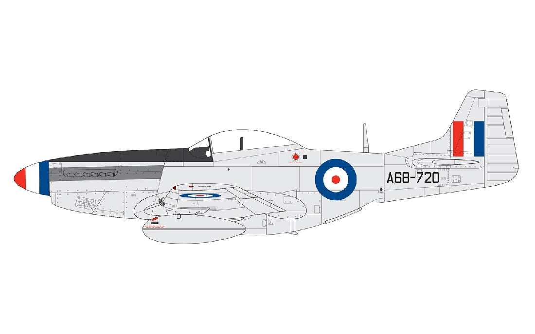 Airfix A05136 F51D MUSTANG