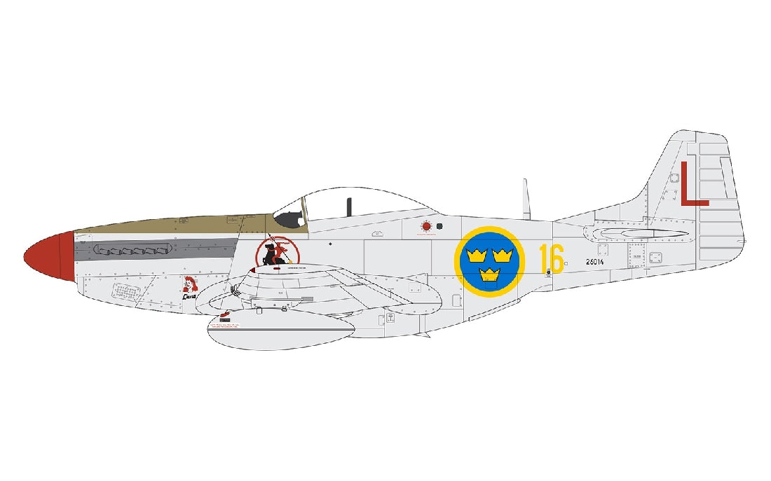 Airfix A05136 F51D MUSTANG