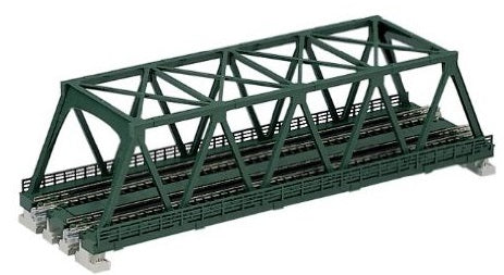 Kato 20-435 248mm (9 3/4") Double Track Truss Bridge, Green