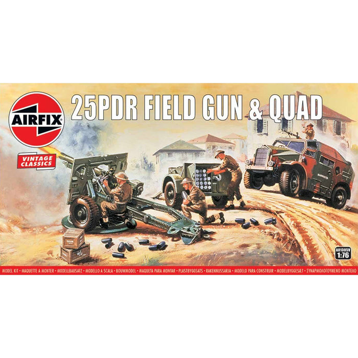Airfix A01305V 25PDR FIELD GUN & QUAD