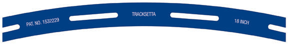 TRACKSETTA OOT18 HO/OO Gauge Track Template 18" (457mm) Radius