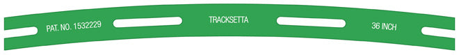 TRACKSETTA OOT36 HO/OO Gauge Track Template 36" (914mm) Radius
