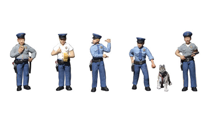 WOODLAND SCENICS A1822 Policemen - HO Scale