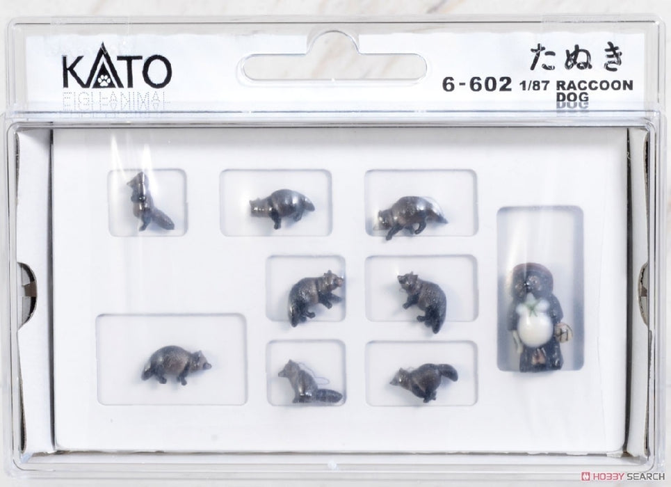 Kato 06-602 HO Racoon Dog Figures