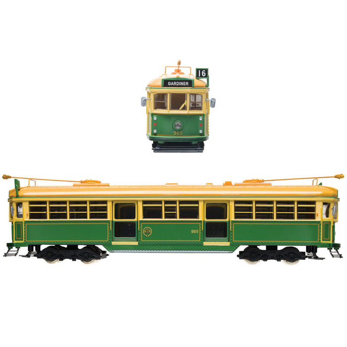 Cooee Classics W6 Melbourne Green Rattler Tram 'No. 965' - Powered