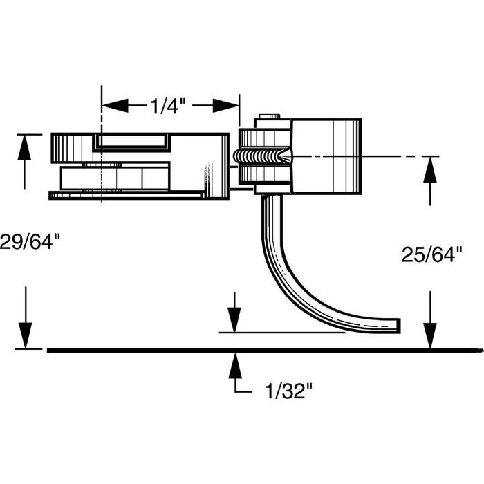 Kadee 34 - #34 HO Gauge 30-Series Plastic Couplers with Gearboxes - Short (1/4") Underset Shank (4pcs)