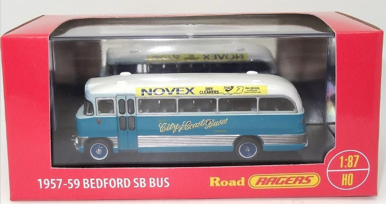 Cooee Classics 87BEDU 1:87 Aussie 1959 "Duffy's" Bedford bus - in display case