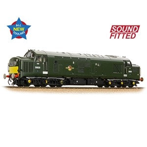 Branchline 35-306SF Class 37/0 Centre Headcode D6829 BR Green (Small Yellow Panels) Diesel Locomotive with DCC Sound Fitted