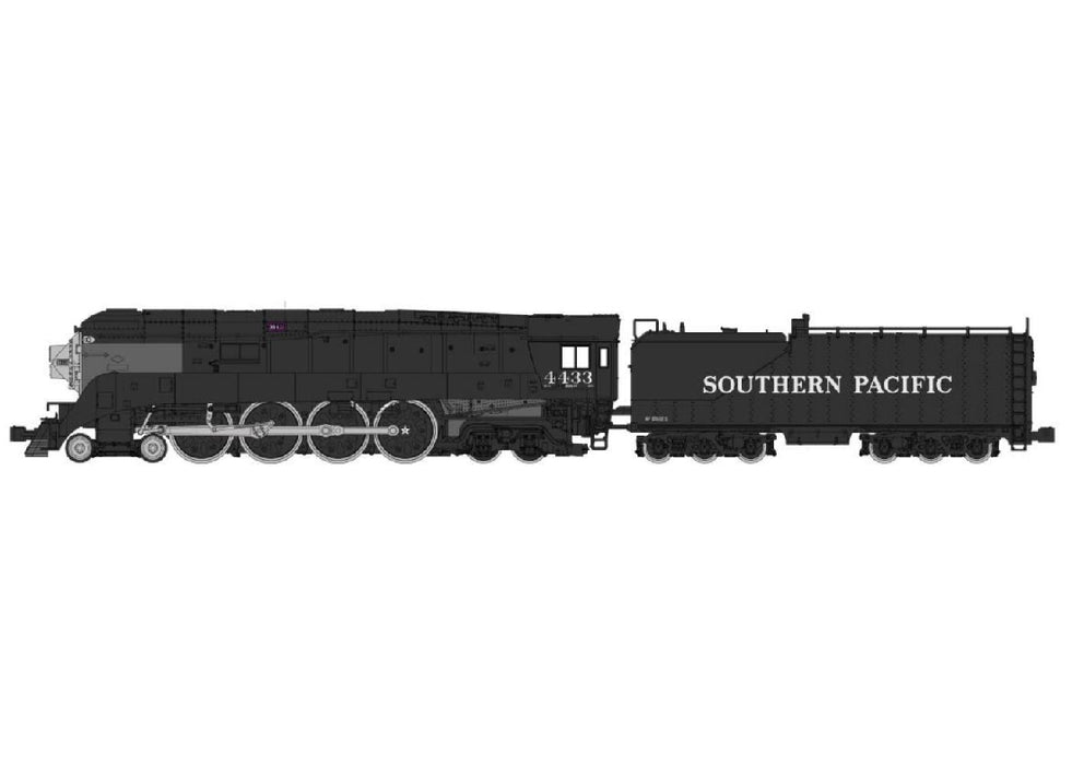 Kato 126-0308 Southern Pacific Postwar Black GS-4 #4433Steam Locomotive